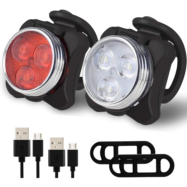 Hlight1 USB LED-lys for sykkelhjelmer, ryggsekker og skole