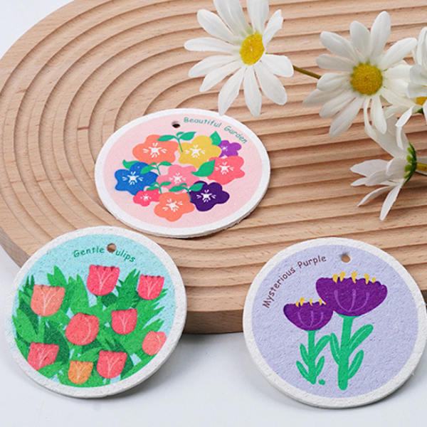 3 Pakkaus Luonnollinen Astianpesusieni, Puupulppu Loofah Sieni Liotus