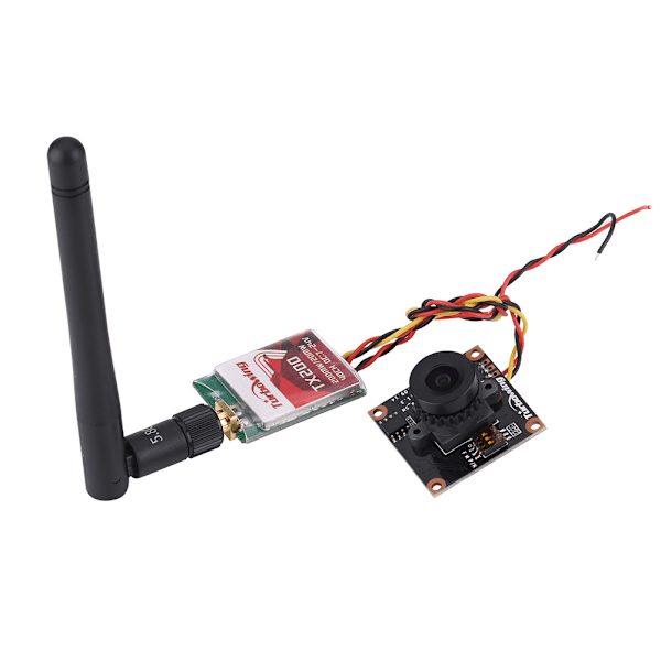 5.8G Omkopplingsbar 20mw/200mw 40CH Telemetrisändare + 900TVL Kamera för FPV Drönare