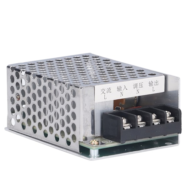 Elektronisk spänningsregulator med aluminiumhölje, högeffekts SCR-motorhastighetskontroll för långvarig drift med intelligent fläkt (kompakt design)