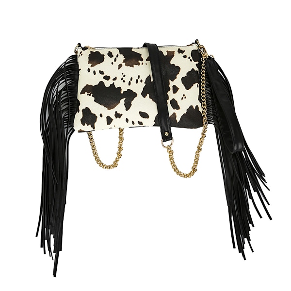 Läder Crossbody Väska Dam Mobil Plånbok Western Cowboy Liten Handväska