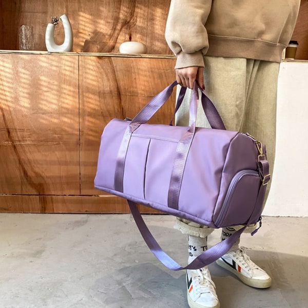 Treningsbagger for menn Vanntette duffel-vesker for helgeturer for kvinner og menn