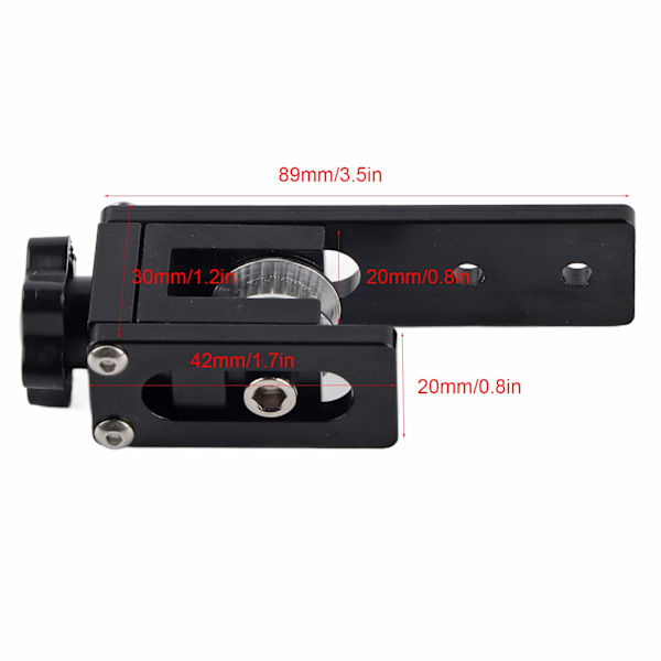 2020 Profiler X-akse Synkron Rem Strekk Rettingsspenner for PRUSA I3 3D-skriver