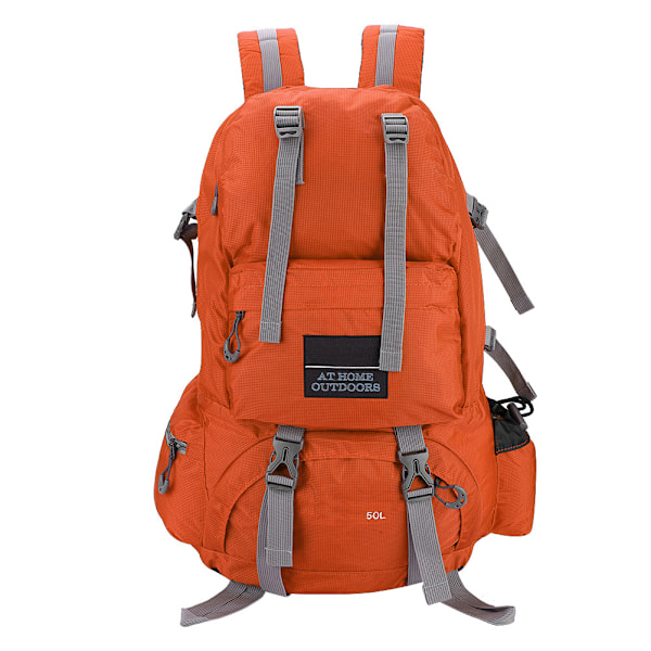 Free Knight 50L Vattentät Väska Nylon Camping Klättring Utomhus Resor Vandringsryggsäck Orange