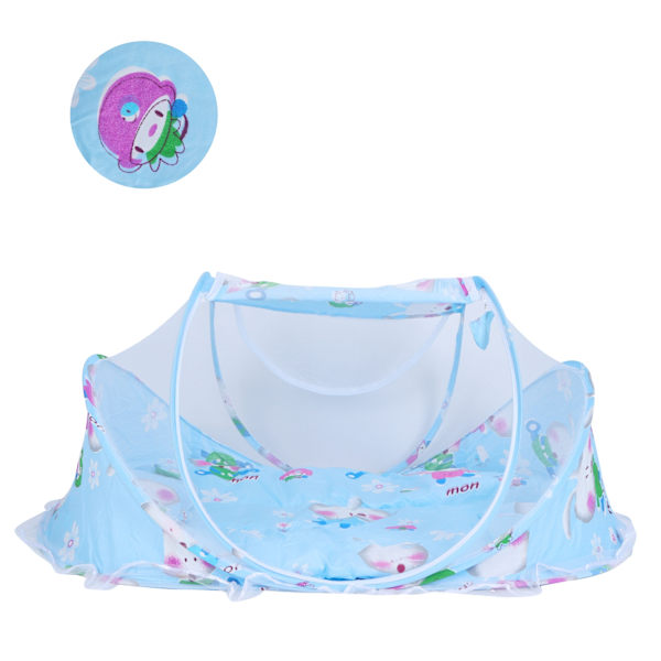 Robust Säkerhets Baby Bassinet För Hemma eller Resa, Portabel Vikbar Baby Sängnät med Omfattande Skydd och Högdensitets Andningsbart Nät
