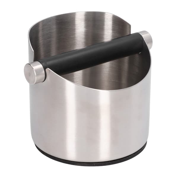 Kompakt Knock Box i Rustfrit Stål, Ergonomisk Design i Høj Kvalitet til Kaffeelskere (Kompakt Størrelse)