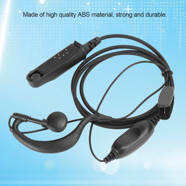 Kannettava kuuloke Walkie Talkie PTT-mikrofonin kaiutin kuuloke UV‑9R PLUS -mobiiliradioille