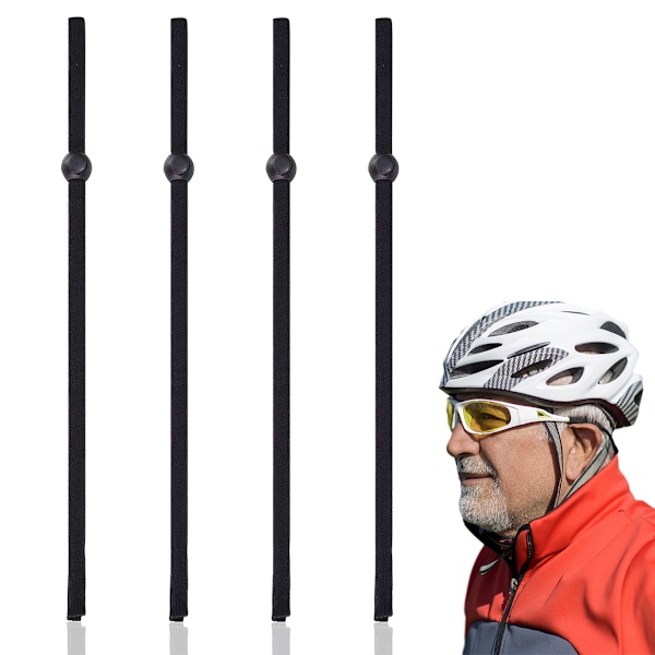 4 st Anti-halkglasögonfixerare - Svart