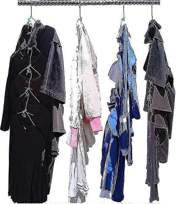 120-pack Magic Hangers Platsbesparande klädhängare