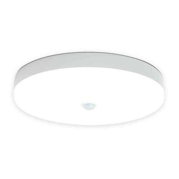 Uppladdningsbar Batteri Rörelsesensorlampa, Trådlös Taklampa med Varmt Ljus för Hall, Garderob, Sovrum, Självhäftande Installation Enkel Installation