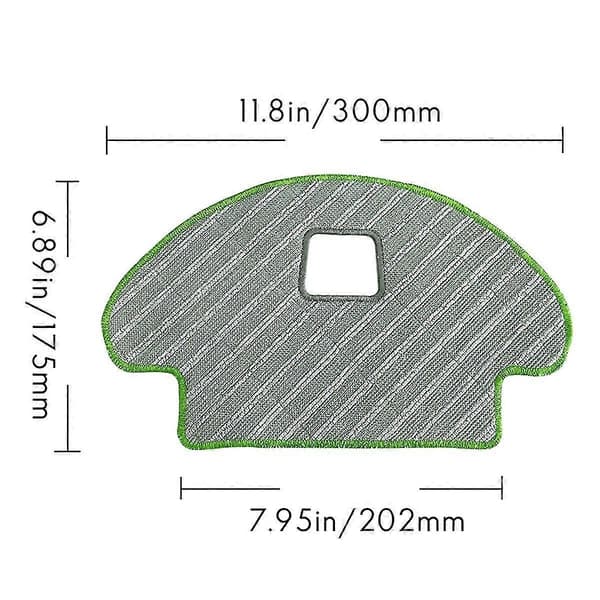 10-pack Moppdynor Trasor Ersättningsdelar För Combo113 R113840 Robotdammsugare Tillbehör