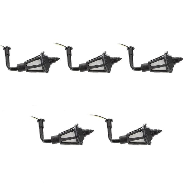 5 stk. sandbordmodellamper dekorative vegglamper modell minilyspynt