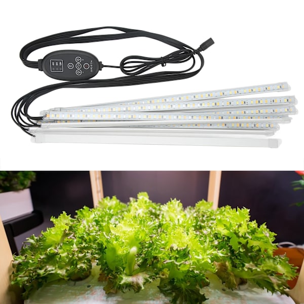Full Spectrum Växtlampa Timer Dimbar För Inomhus Växtfrön LED Växtväxande Lampa 100-240V EU-kontakt