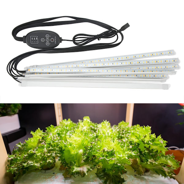 Täyden spektrin kasvivalon ajastimen himmennys sisätilojen kasvien taimille LED-kasvivalaisin 100-240V EU-pistoke