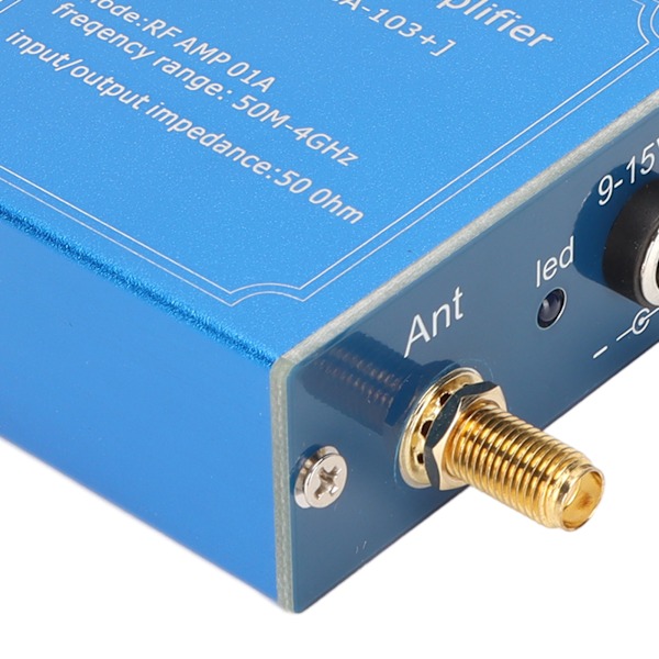 Matala Melun Vahvistinmoduuli 50M‑4GHz Laajakaistainen Plug and Play DC 9‑15V Korkea Vahvistus LNA-moduuli Viestintäjärjestelmille