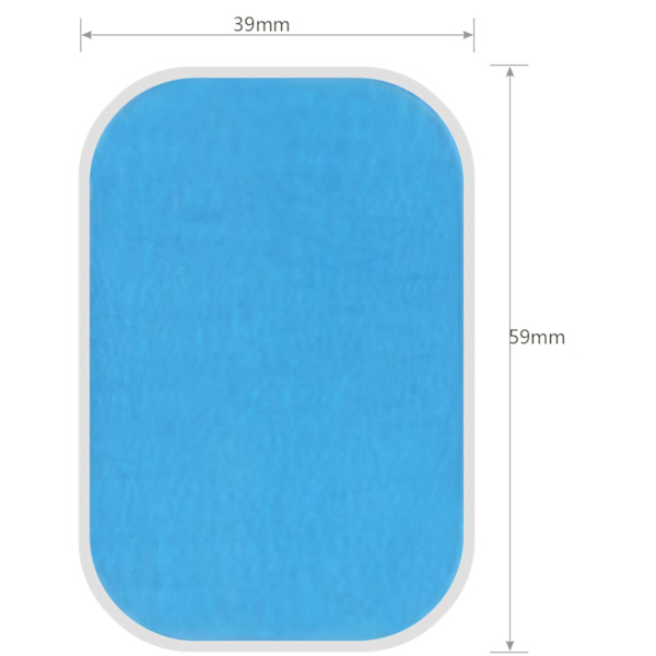20x Gel-Pads EMS Klebepads för Bauchmuskel Abs Trainer Ersatzpad