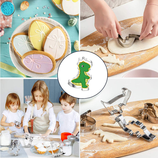 11Pcs saur Cutters Set Stainless Steel   Cutters DIY Fondant Cutter Set for Children