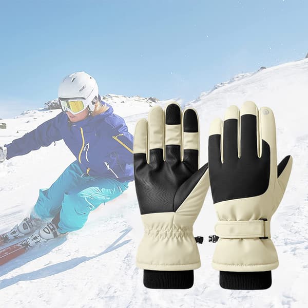 Vinter Skihandsker, Vandtætte Touchscreen Snowboardhandsker, Varme Handsker til Skiløb, Løb og Cykling