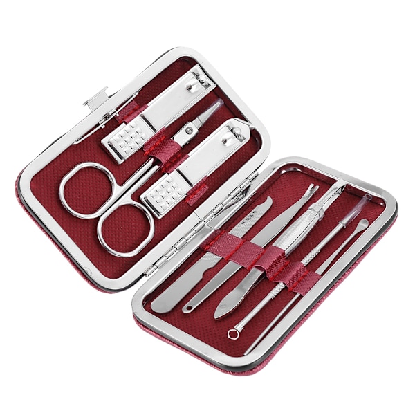 Professionell Grooming Set, Nagelklippningsverktygskollektion för Mångsidig Användning, Stilfullt och Portabelt Klippningskit med Halkfri Design, Perfekt för
