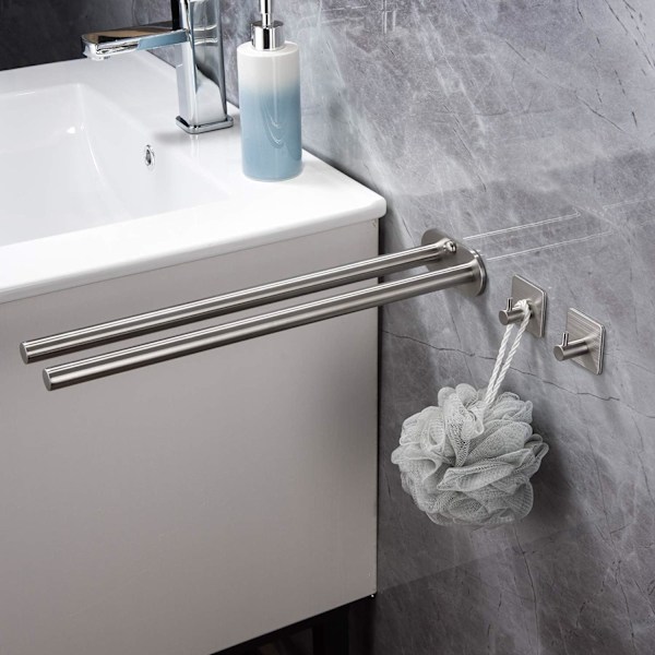 Moderne Design Papirhåndklædeholder, Robuste Materialer med Rustfri Stålkonstruktion, Nem Installation til Ethvert Rum (2,5 kg Bæreevne)
