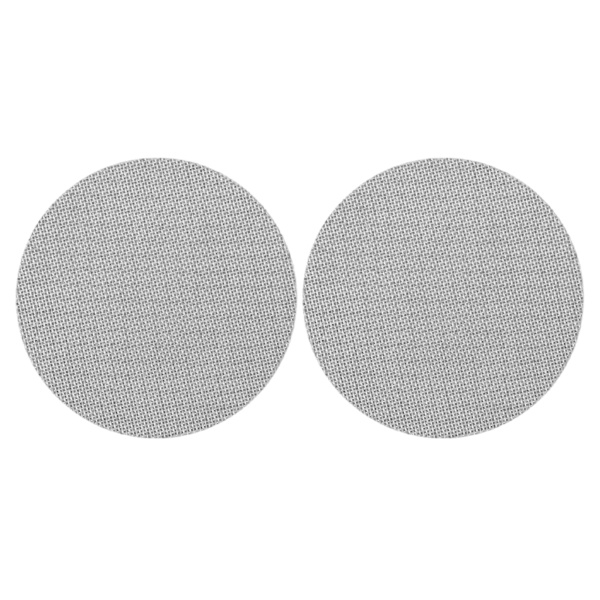 2 kpl Puck-suodatin, kaksinkertainen, 1,7 mm paksuus, 150 um ruostumaton teräs, uudelleenkäytettävä suodatinverkko Portafilter-suodatinostajalle, 51 mm / 2,0 tuumaa