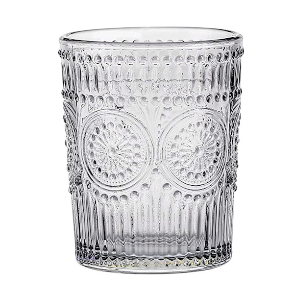 300 ml Vintage-vesilasit, Romanttiset Juomalasit, Lasitavar