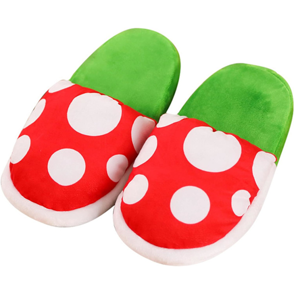 Piranha Plants Plysch Roliga Tofflor Loafer med Pipe Pot Holder