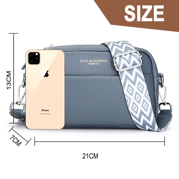 Crossbody-väskor för kvinnor Crossbody-kameraväska Handväska Tjock rem