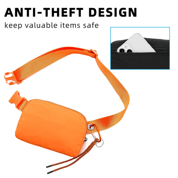 Crossbody-väska med justerbar rem Liten axelväska för