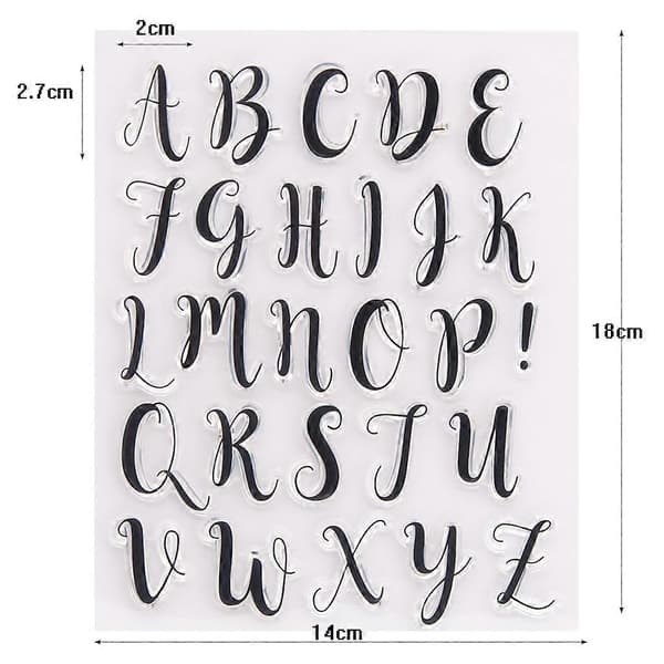 1/8 st Silikonstämpel Scrapbooking Präglingsstencil Mall T1767