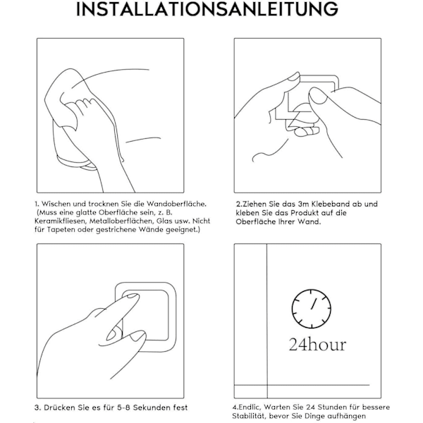 Rostfritt Material Handdukshållare, Slät Ytfinish För Badrum Och Kök, Enkel Installation Utan Att Borra, 39 Cm Lång 5 Cm Från Väggen,