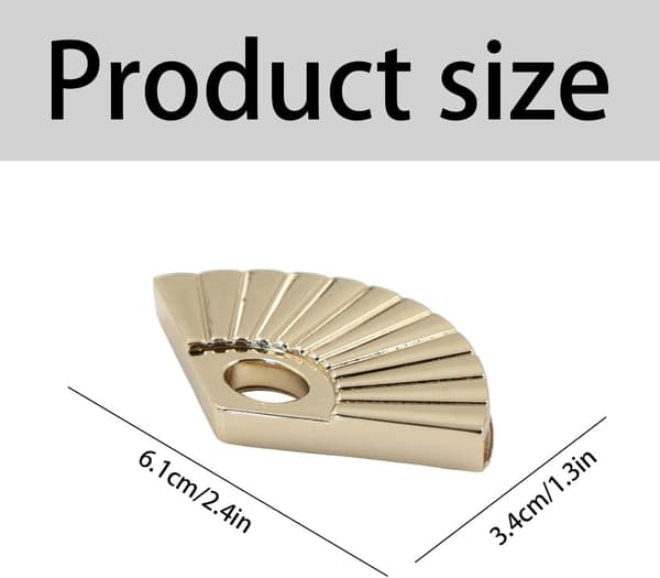 Vändbar Väska Spänne Twist Spänne Vändbar Plånbokslås Hårdvara P