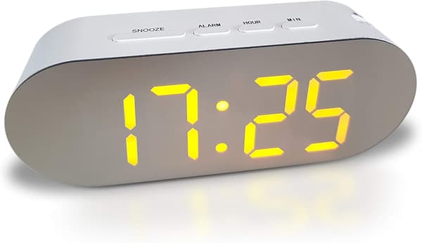 Nätansluten, digital display, enkel att använda digital klocka, sängar