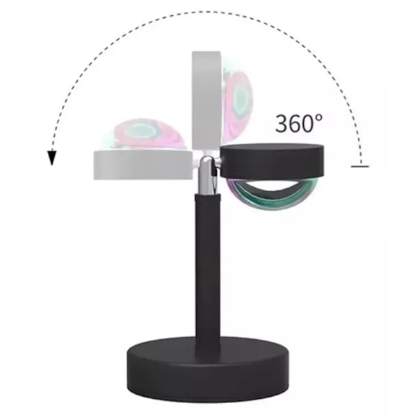 Stemningsfull Projektorlampe 16 Farger 180° Rotterbar Fjernkontroll RGB Projeksjonslys for Soverom