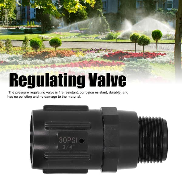 Tryckregulator för trädgårdsslang, droppbevattningssystem med höghållfast ABS-konstruktion, in-line vattenregulator säkerställer optimalt vattenflöde för lantbruk,