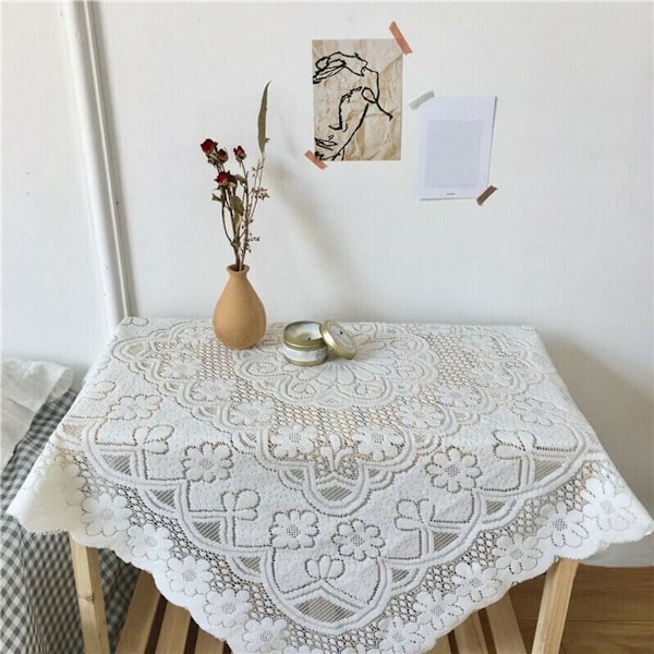 Fåtöljöverdrag med högkvalitativt material, bordsduk med blomsterdesign lämplig för hotell, soffborddekoration, matbord, bröllop