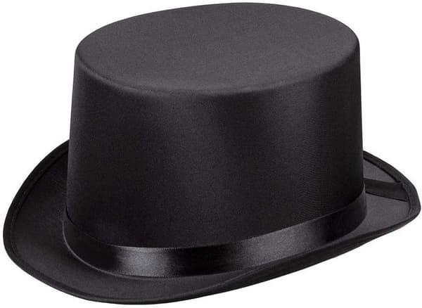 Børneafdeling Gala Hat, Cylinderhat, Pandebånd, Elegant, Filt, 20