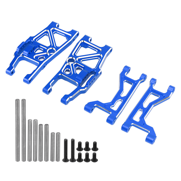 Aluminiumlegering Främre Bakre Övre Nedre Fjädringsarmar för Traxxas 1/10 MAXX 2.0 RC Bil Mörkblå