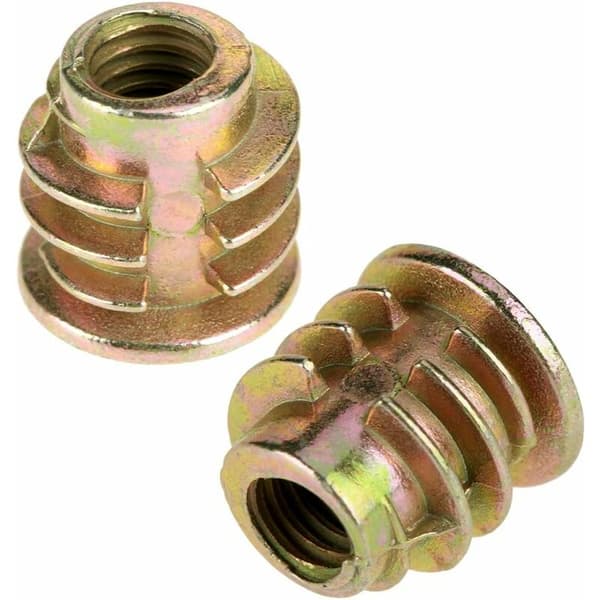 Gängade Muttrar, Hexagon Socket Skruvmuttrar 50st M4 8mm Zink Legering