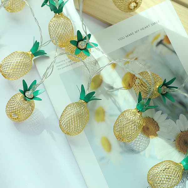 LED Ananas Lyskæde, 3m 20 LED USB Dekorationslys til