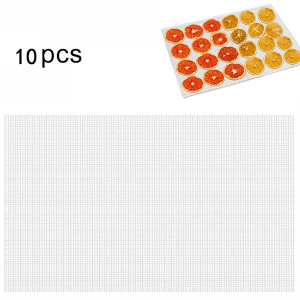 Kitchen Non Stick Silicone Dehydrator Sheets for Fruit Reusable Food Dehydrator Sheets Dryer Mesh