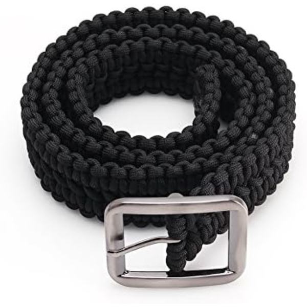 550lbs Paracord Overlevelsesbælte Utility Bælte Dobbelt Cobra Solid Ste