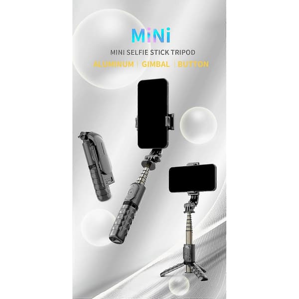 Trådlös Bluetooth Selfie Stick Multifunktionell Telefonhållare Vikbart Mini Stativ Skrivbordsställ För Ios