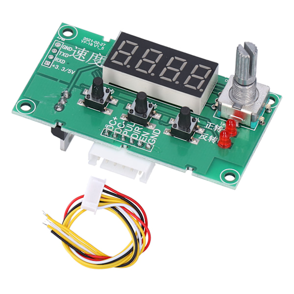Stegmotorstyrkort Stabil Hastighetsregulatormodul med Digital Display DC8‑24V
