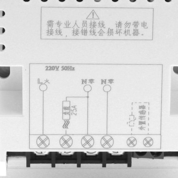 AC220V Gulvvarme Termostat Smart Temperaturregulator for Hjem Soverom Hall