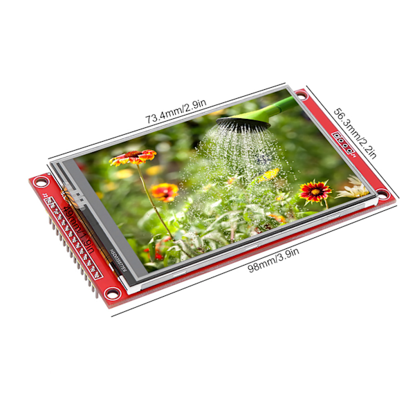 LCD-modul TFT Touchscreen Display Seriell Periferi Interface ILI9488 HD 480x320 3,5in