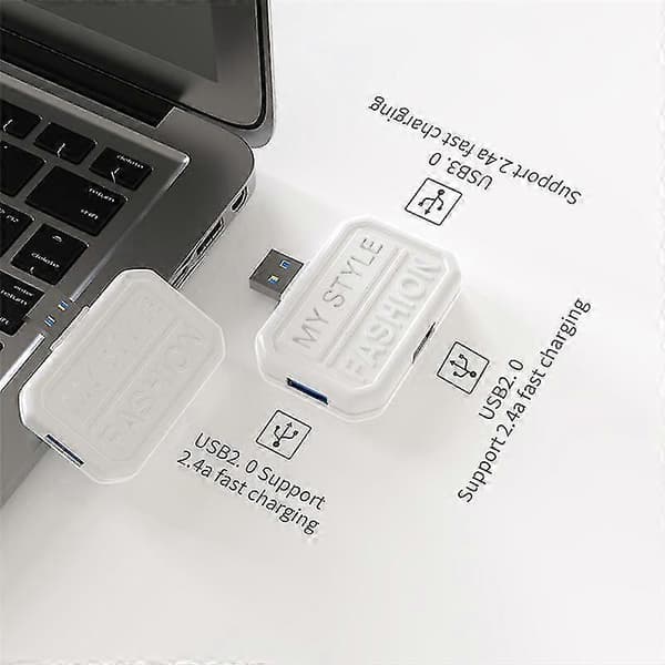 3-i-1 USB C Hub Adapter Typ C Till -kompatibel USB 3.0 Adapter För Laptop PC Tillbehör Smartphone