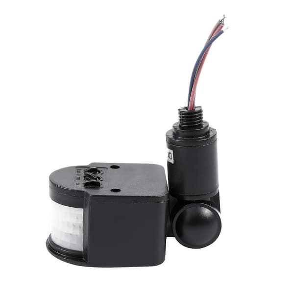 6x Utendørs 12v Dc Automatisk Infrarød Pir Bevegelsessensor Bryter For Led Lys, Svart
