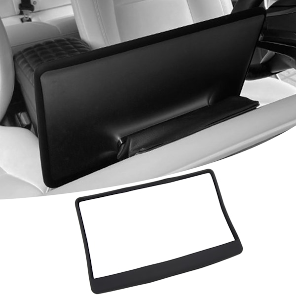 Navigeringsbildskärmsöverdrag Trim Starkt Skydd Perfekt Passform Central Kontrollskärmsramöverdrag Ersättning för Tesla Model 3 Y Svart