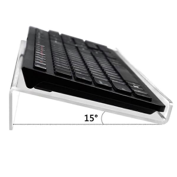 Kontor Hjemme Datatastatur Vippet Ergonomisk Holder Akryl Høyde Stativ